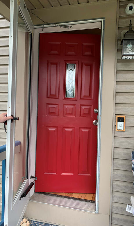 Front Door Restoration – Installation